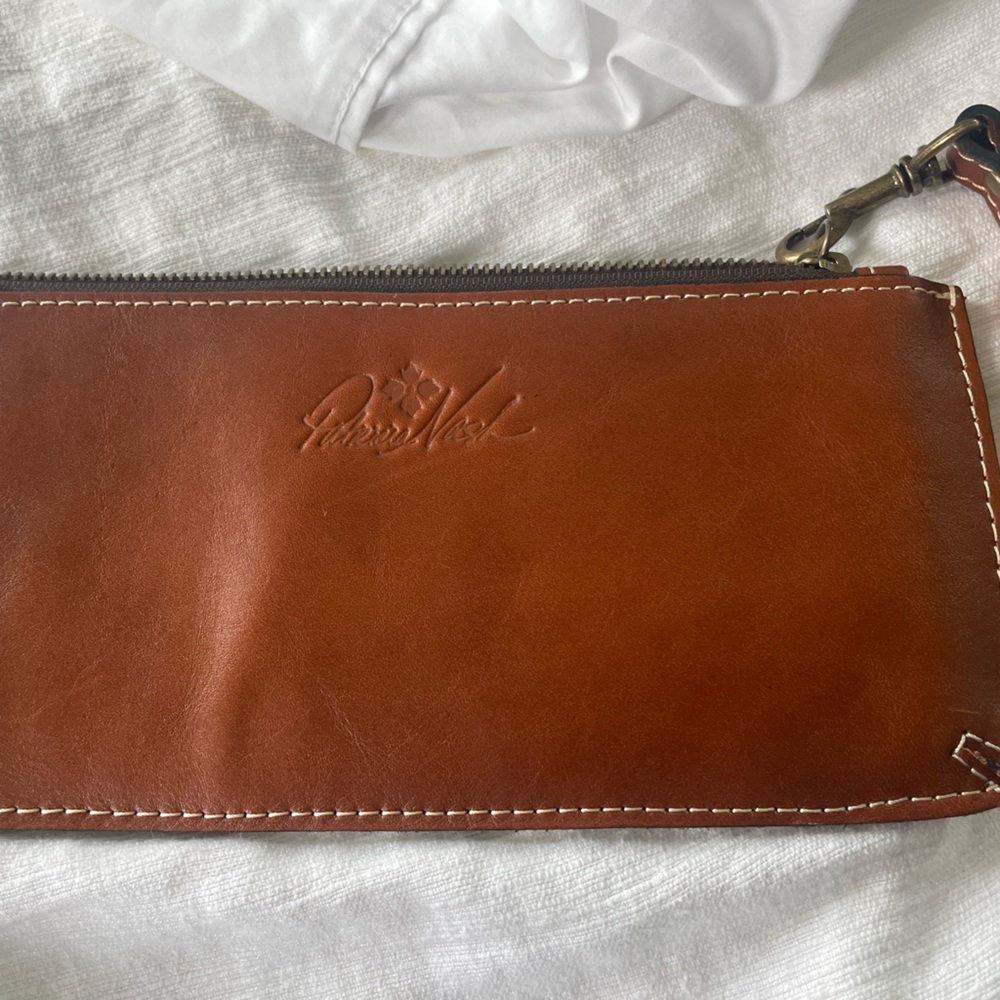 Patricia Nash leather wristlet